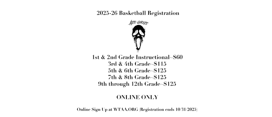 Basketball Registration is open